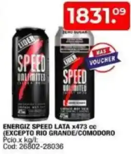 Maxiconsumo Energiz speed lata oferta