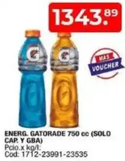 Maxiconsumo Energ. gatorade oferta
