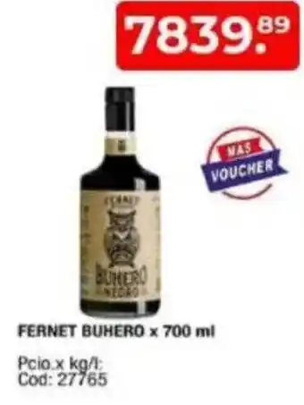 Maxiconsumo Buhero fernet oferta