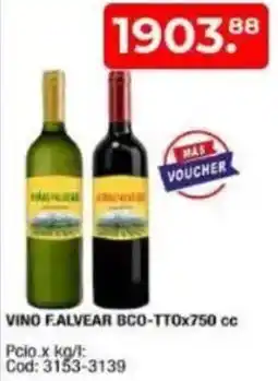 Maxiconsumo Vino falvear bco-tto oferta