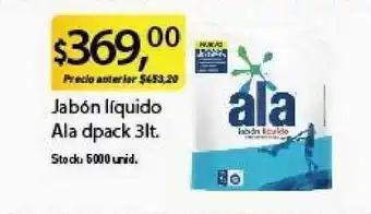 Supermercados Damesco Ala Jabón Liquido Dpack 3lt. oferta