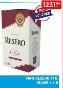 Maxiconsumo Resero tto. suave vino oferta