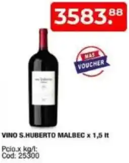 Maxiconsumo S.huberto vino malbec oferta