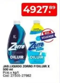 Maxiconsumo Zorro p/diluir jab.liquido oferta