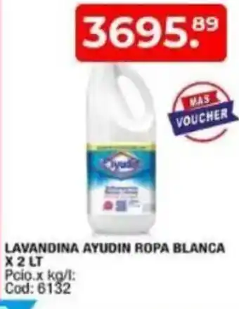 Maxiconsumo Ayudin lavandina ropa blanca oferta