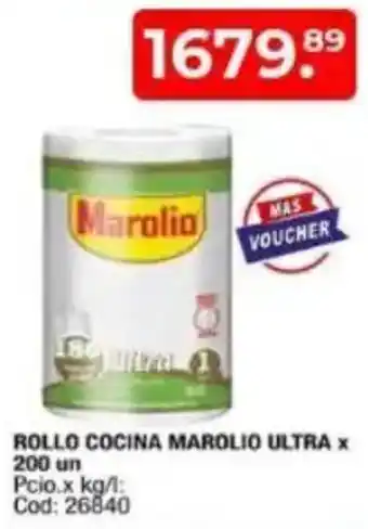 Maxiconsumo Marolio rollo cocina ultra oferta