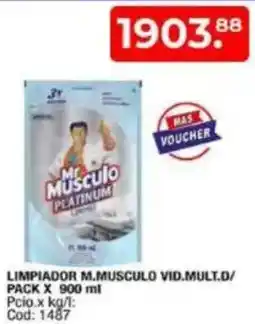 Maxiconsumo M.musculo limpiador vid.mult.d/ pack oferta