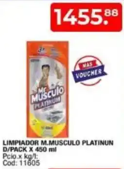 Maxiconsumo M.musculo limpiador platinun d/pack oferta