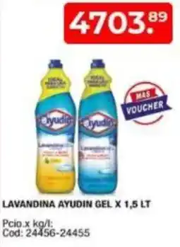 Maxiconsumo Ayudin lavandina gel oferta