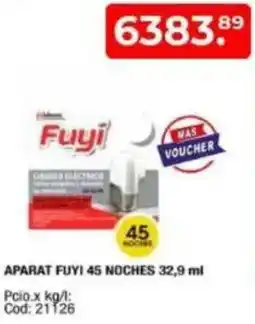 Maxiconsumo Fuyi aparat 45 noches oferta