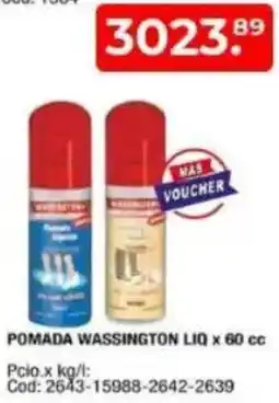 Maxiconsumo Wassington pomada liq oferta