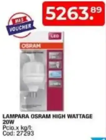 Maxiconsumo Lampara osram high wattage oferta