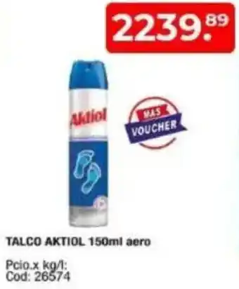 Maxiconsumo Aktiol talco oferta