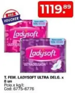 Maxiconsumo Ladysoft t. fem. ultra delg. oferta