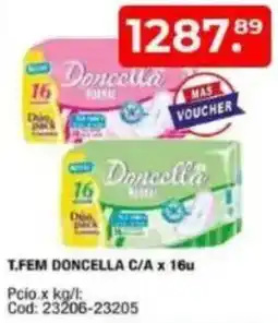 Maxiconsumo Doncella T.FEM c/a oferta