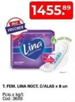 Maxiconsumo Lina T.FEM noct. c/alas oferta