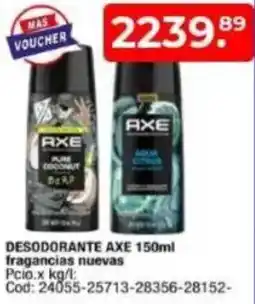 Maxiconsumo Axe desodorante fragancias nuevas oferta