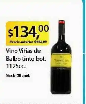 Supermercados Damesco Viñas De Balbo Vino Tinto bot. 1125cc. oferta