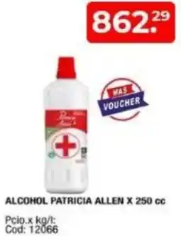 Maxiconsumo Patricia allen alcohol oferta