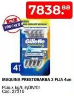 Maxiconsumo Gillette maquina prestobarba 3 fija oferta