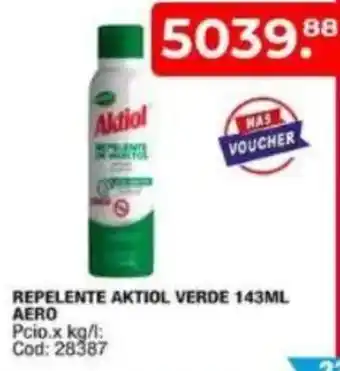 Maxiconsumo Aktiol repelente verde oferta