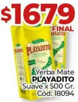 Diarco Playadito yerba mate suave oferta