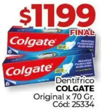 Diarco Colgate dentifrico original oferta