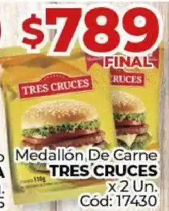 Diarco Tres cruces medallón de carne oferta