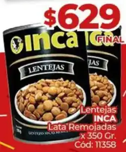 Diarco Inca lentejas lata remojadas oferta