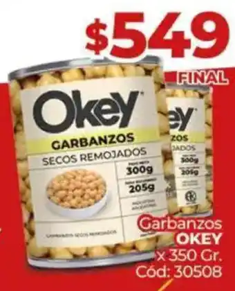 Diarco Okey garbanzos oferta