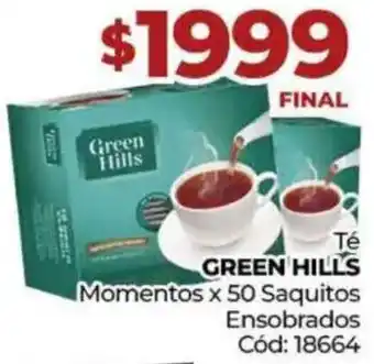 Diarco Green hills té momentos oferta