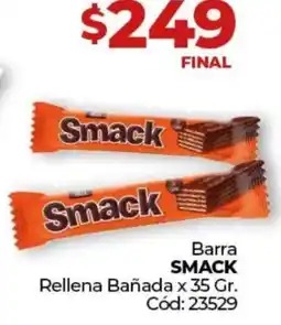 Diarco Smack barra rellena bañada oferta