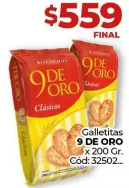 Diarco 9 de oro galletitas oferta