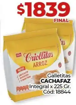 Diarco Cachafaz galletitas integral oferta