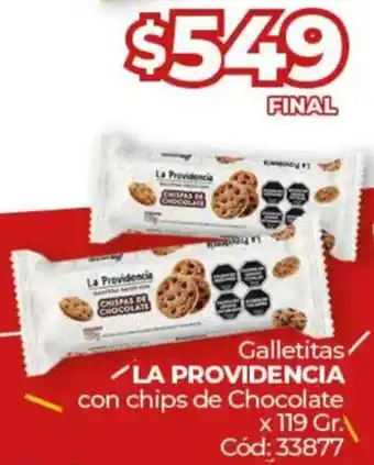 Diarco La providencia galletitas con chips de chocolate oferta