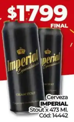 Diarco Imperial cerveza stout oferta