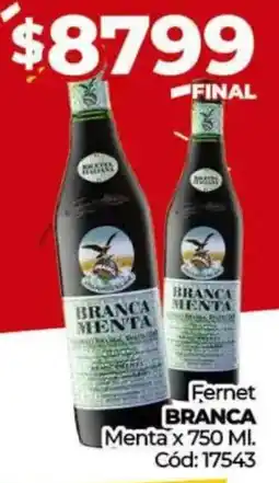 Diarco Branca fernet menta oferta