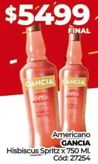 Diarco Gancia americano hisbiscus spritz oferta