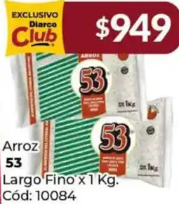 Diarco Arroz 53 largo fino oferta