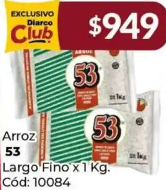 Diarco Arroz 53 largo fino oferta