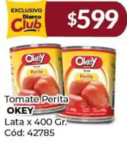 Diarco Okey tomate perita lata oferta