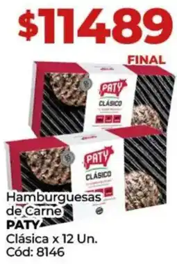 Diarco Paty hamburguesas de carne clásica oferta