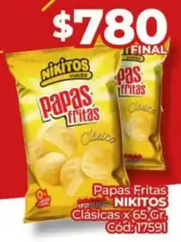 Diarco Nikitos papas fritas clásicas oferta