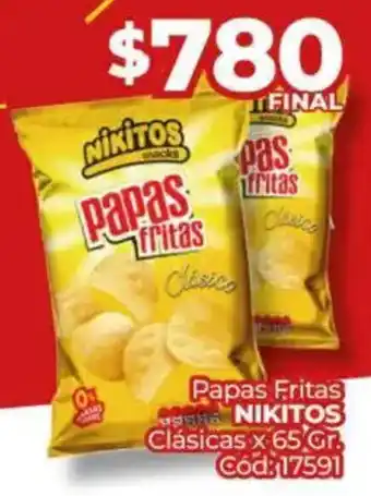 Diarco Nikitos papas fritas clásicas oferta