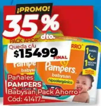 Diarco Pampers pañales babysan pack ahorro oferta