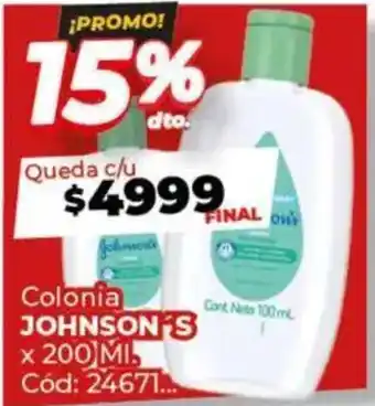 Diarco Johnson's colonia oferta