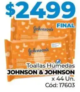 Diarco Johnson & johnson toallas húmedas oferta