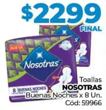 Diarco Toallas nosotras buenas noches oferta