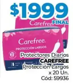 Diarco Carefree protectores diarios oferta