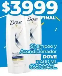 Diarco Dove shampoo y acondicionador oferta